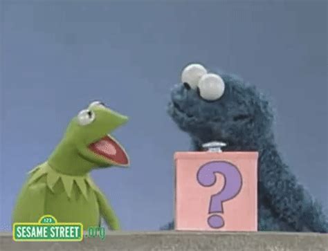 Muppets Kermit And Cookie Monster GIF | GIFDB.com