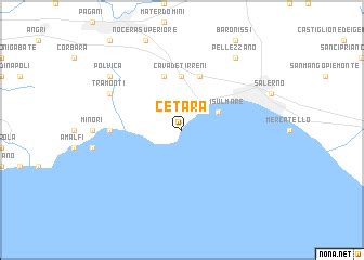 Cetara (Italy) map - nona.net