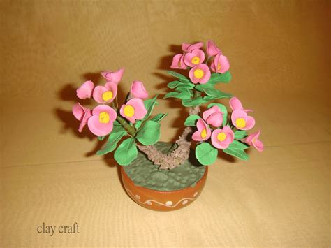 clay flowers and figurines: AIR DRY CLAY FLOWERS