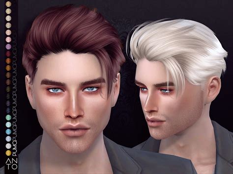 Anto - Puma (Hairstyle) | Sims hair, Sims 4 hair male, Mens hairstyles