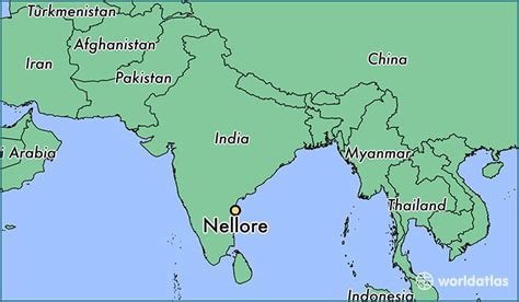 Where is Nellore, India? / Nellore, Andhra Pradesh Map - WorldAtlas.com