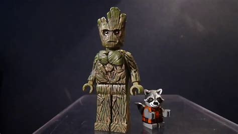 Custom Lego Guardians of The Galaxy: Groot and Rocket Raccoon Minifigures - YouTube