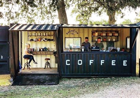 Tiny Coffee House Shipping Container | Shipping Container Plans