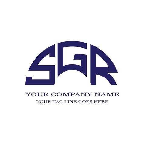 SGR letter logo creative design with vector graphic 8467339 Vector Art ...