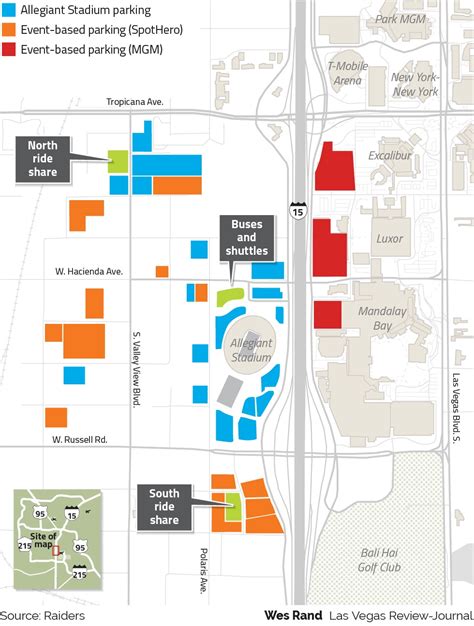 Raiders unveil parking, transportation plan for Allegiant Stadium | Las Vegas Review-Journal