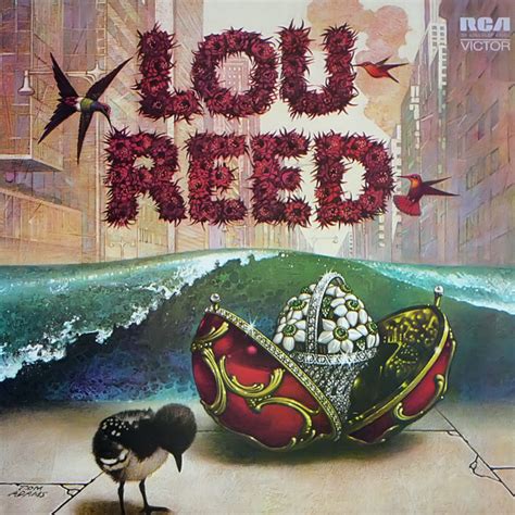 Reliving the 70s: Favorite album covers: Lou Reed by Tom Adams (1972)