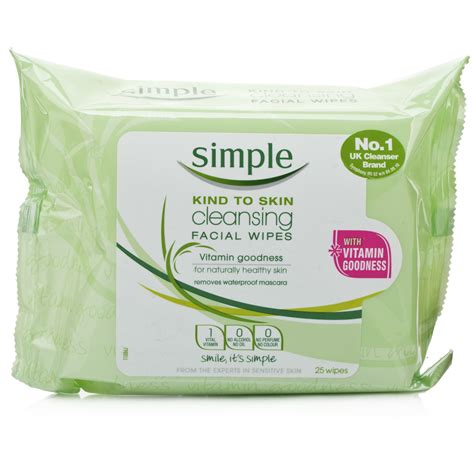 Simple Cleansing Wipes Sensitive Skin | Facial Wipes | Chemist Direct