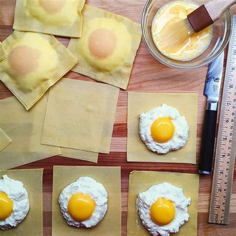 Soft Egg Ravioli on feedfeed | Homemade pasta, Recipes, Food