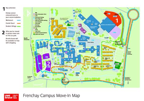 Uwe Frenchay Campus Map - Connie Celestina