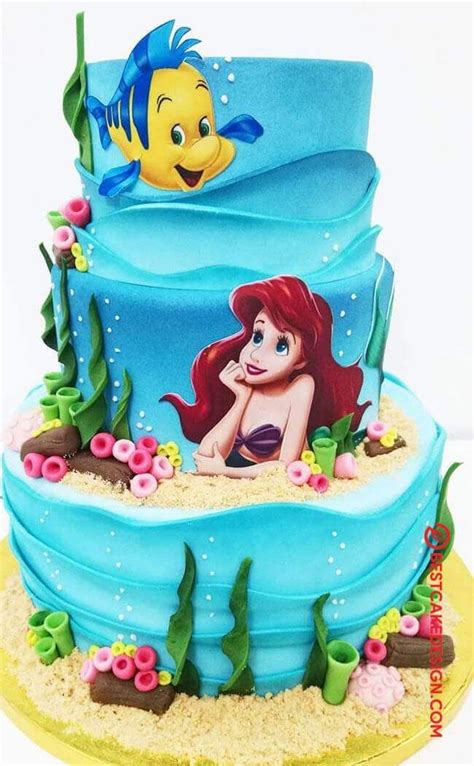 50 Disneys Ariel Cake Design (Cake Idea) - October 2019 | Mermaid ...