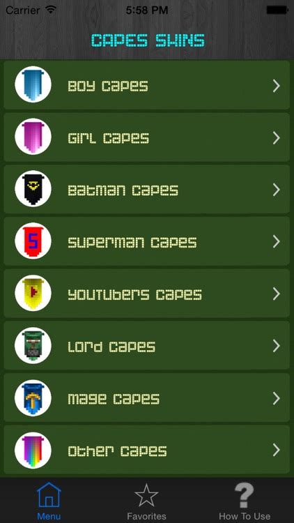 Capes Skins for Minecraft PE (Pocket Edition) - Free Skins with Cape in MCPE by WENJUAN HU