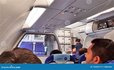 The Interior of an Aeroplane Editorial Stock Photo - Image of boarding, light: 133925713