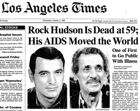 Anniversary: Marking the 30th Anniversary of Rock Hudson's death this weekend