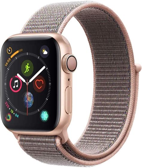 Apple Watch Series 4 (GPS) cassa 40 mm in alluminio color oro e Sport Loop rosa sabbia: Amazon.it