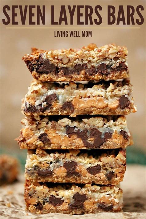 Seven Layer Magic Cookie Bars - with chocolate, butterscotch, coconut ...