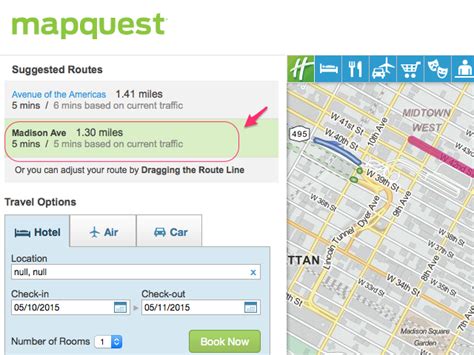 How to Get Driving Directions on MapQuest - Next Generation