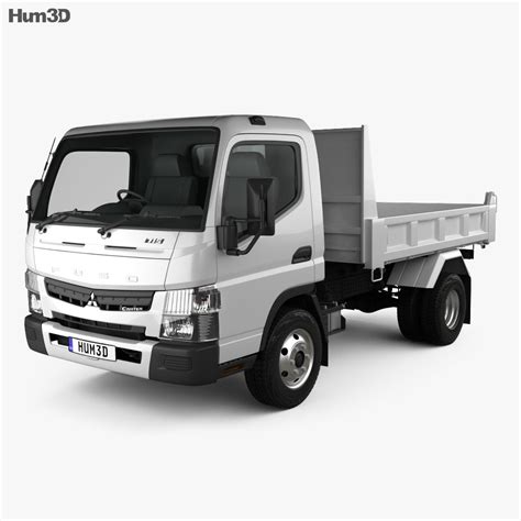 Mitsubishi Fuso Canter Tipper Truck 2015 3D model - Vehicles on Hum3D