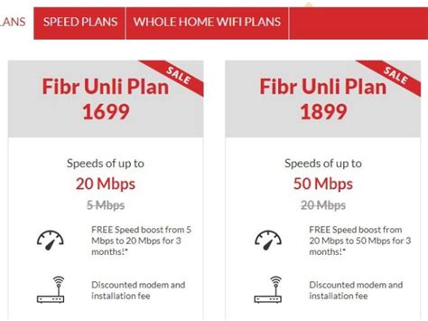 Pldt Home Fibr Plans Pldt Fibr Unli Plan 1299 Free Installation Modem | plougonver.com