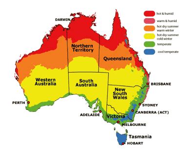 Map & Weather of Australia | Australia Travel Guide