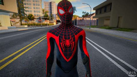 Miles Morales Classic Suit v2, Marvel Spider-Man para GTA San Andreas