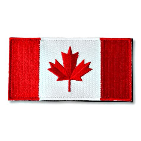 PATCH CANADA FLAG 2" X 4" HOOK & LOOP