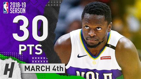 Julius Randle CLUTCH Full Highlights Pelicans vs Jazz 2019.03.04 - 30 Points, 8 Reb - YouTube