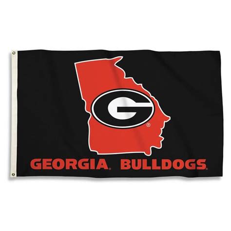 Georgia State Outline Flag – universityspirit.com