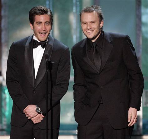 Jake Gyllenhaal and Heath Ledger 🏆 | Actors, Beautiful men, Jake gyllenhaal