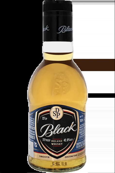 Buy DSP Black Deluxe Whisky Available in 180 ml,375ml