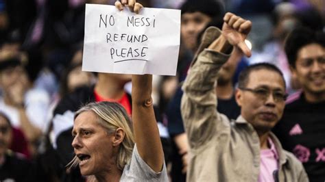 Lionel Messi no-show ignites booing and calls for refunds at Inter ...