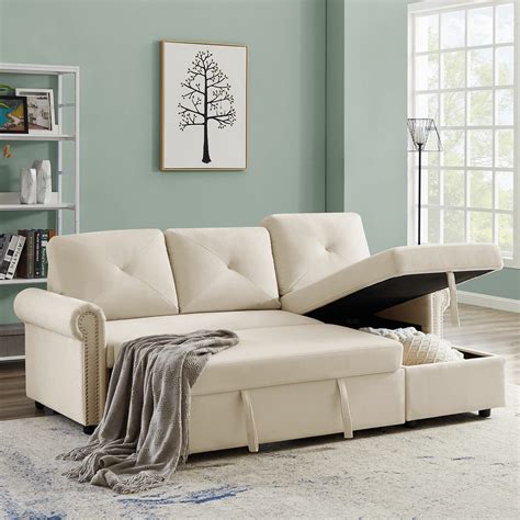 L Couch With Pull Out Bed | nobleliftrussia.ru