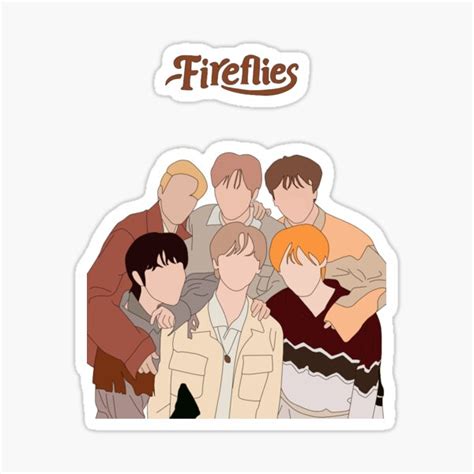 "nct dream fireflies" Sticker by yuukokraft | Redbubble