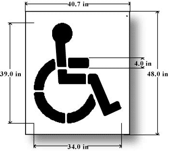 Handicap Parking Sign Dimensions