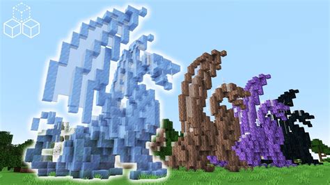 Build a Simple Dragon Statue with ANY Block | Minecraft Tutorial - YouTube