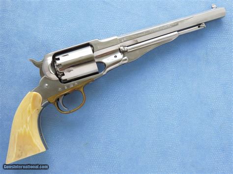 Navy Arms 1858 Remington, with Ivory Grips, Cased, .44 Percussion Revolver