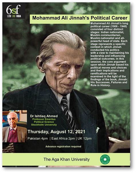 WEBINAR ON MY BOOK ON JINNAH ON 12 AUGUST 2021