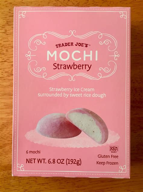 Trader Joe's Strawberry Mochi Ice Cream