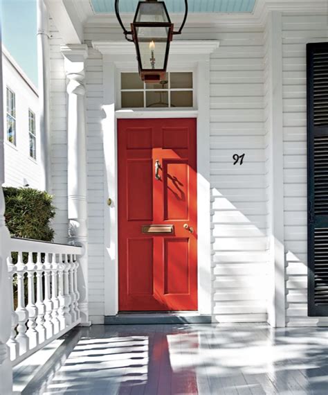 Red front door design ideas + inspiration - Christina Maria Blog