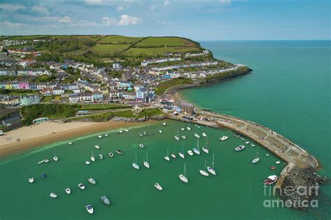 New Quay, Wales, from the Air Photograph by Keith Morris - Pixels