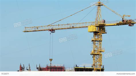 Free photo: Yellow Tower Crane - Architecture, Heavy equipment, Travel ...