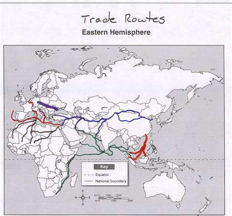 Mediterranean Sea Trade Map