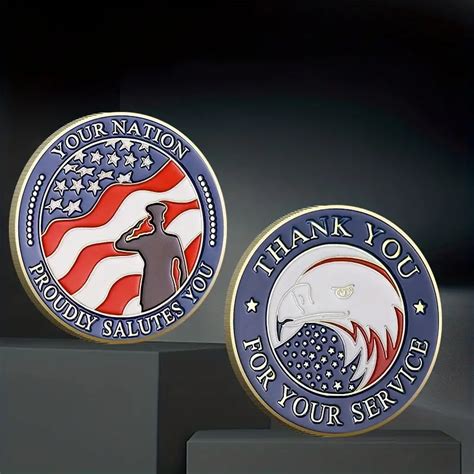 Uniquely Colored Commemorative Coins - Perfect Military Challenge Coins! - Temu