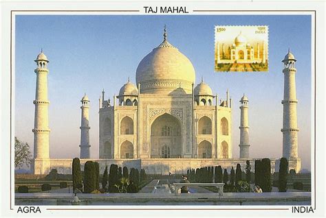 Heritage of India: Set of 9 Taj Mahal Greeting Cards issued by Agra Postal Circle