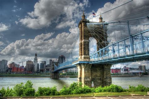 The Roebling Bridge Photograph by Paul Lindner - Fine Art America