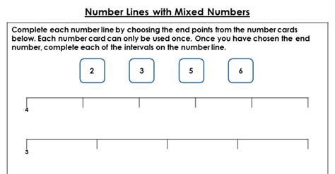 01.3 Number Lines with Mixed Numbers | Classroom Secrets