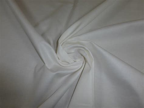 WHITE PREMIUM COTTON SATEEN CURTAIN LINING FABRIC - Ellbee Fabrics