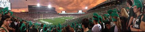 Michigan State University Football Stadium at the game tonight. : pics