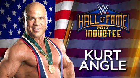 Kurt Angle joins the WWE Hall of Fame Class of 2017 - YouTube