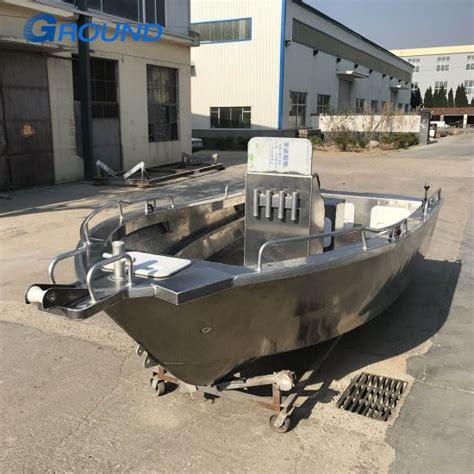 China Ground 5.1m 17FT Center Console Bimini Top Aluminum Fishing Boat - China Boat and Boats price