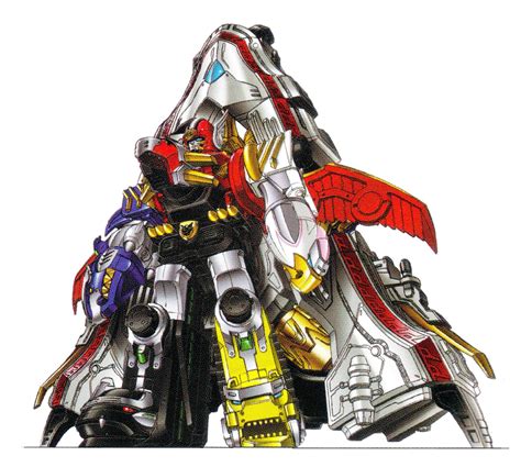 Super Sentai Mecha design art. Goseiger. These are scans of the art in the Toy History books ...